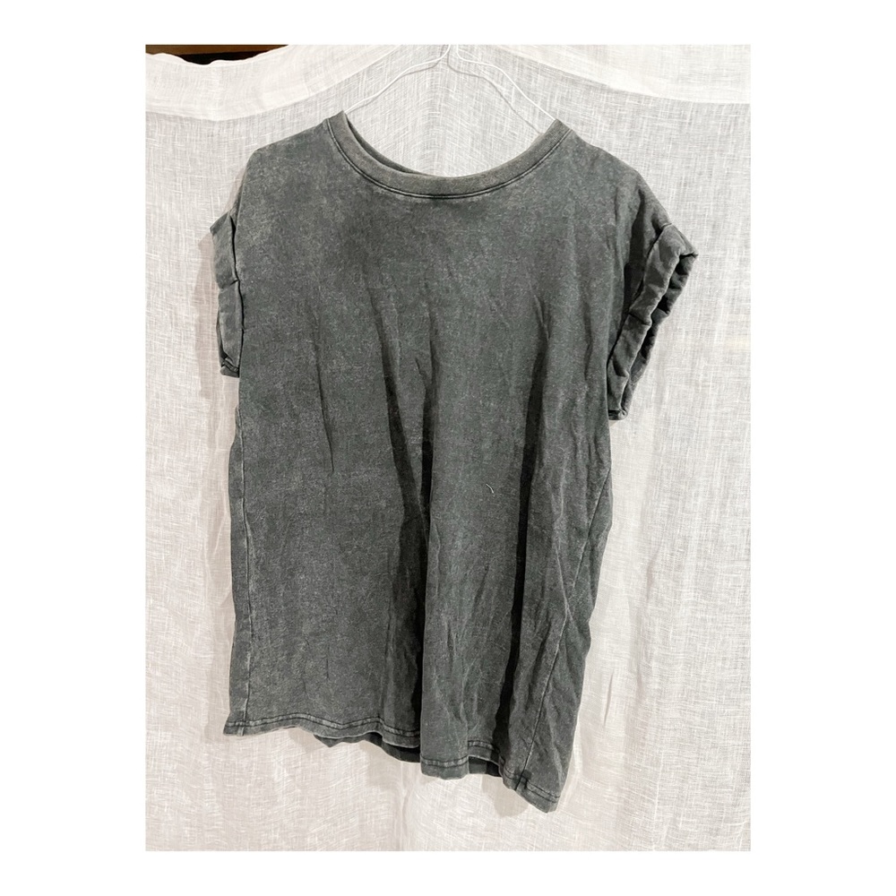 Black-washed Muscle Tee